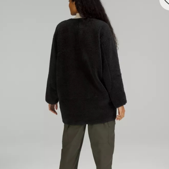 Lululemon Collarless Textured Fleece Full Zip - Picture 2 of 7